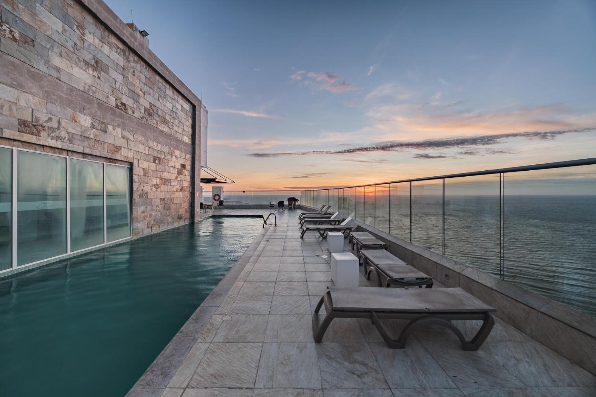 Acogedor Apto De 1 Con Vista De Primera Clase Al Oceano Apartamento Cartagena
